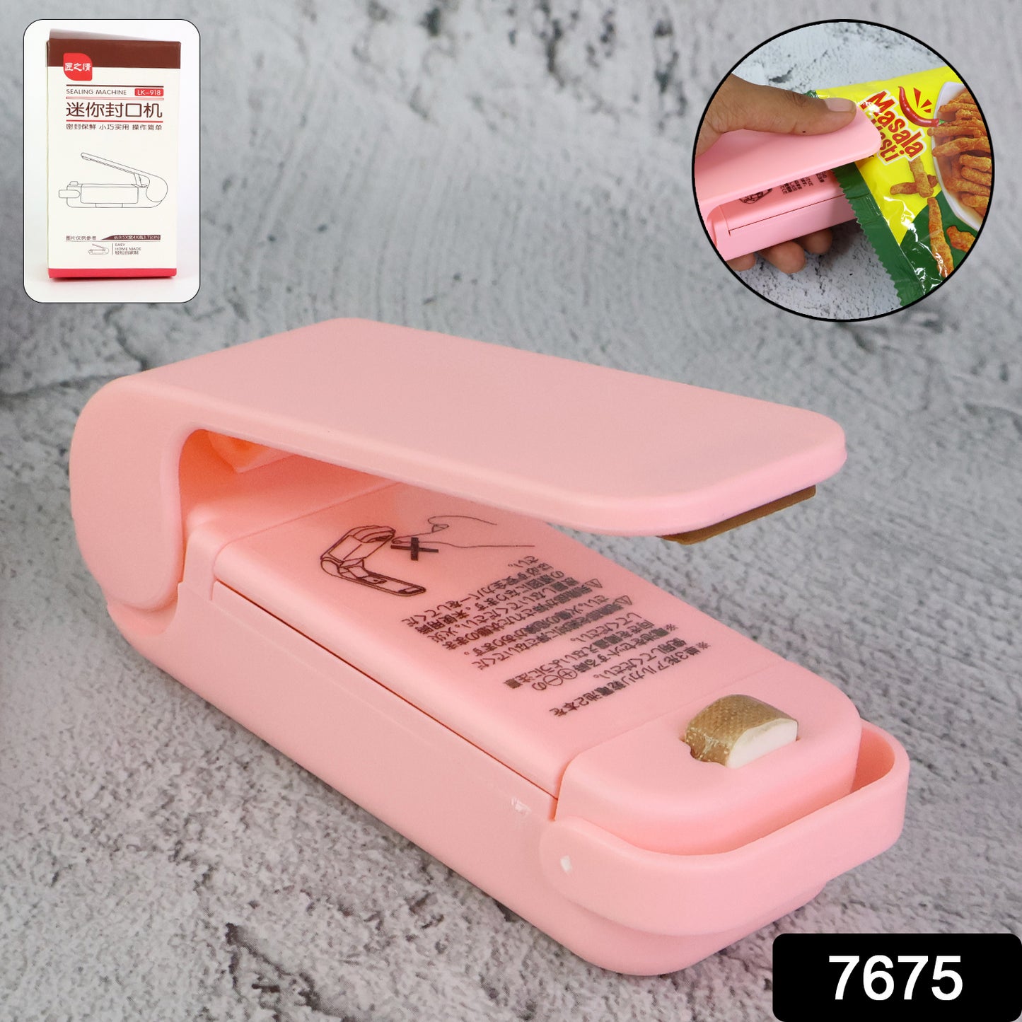 Mini Sealing Machine – Portable Plastic Bag Sealer for Food & Snacks