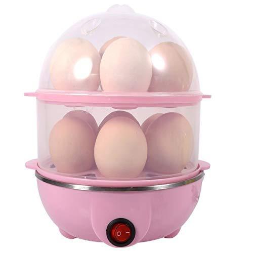 Multi-Function 2 Layer Egg Cooker & Steamer | Fast Egg Boiler for Home Kitchen