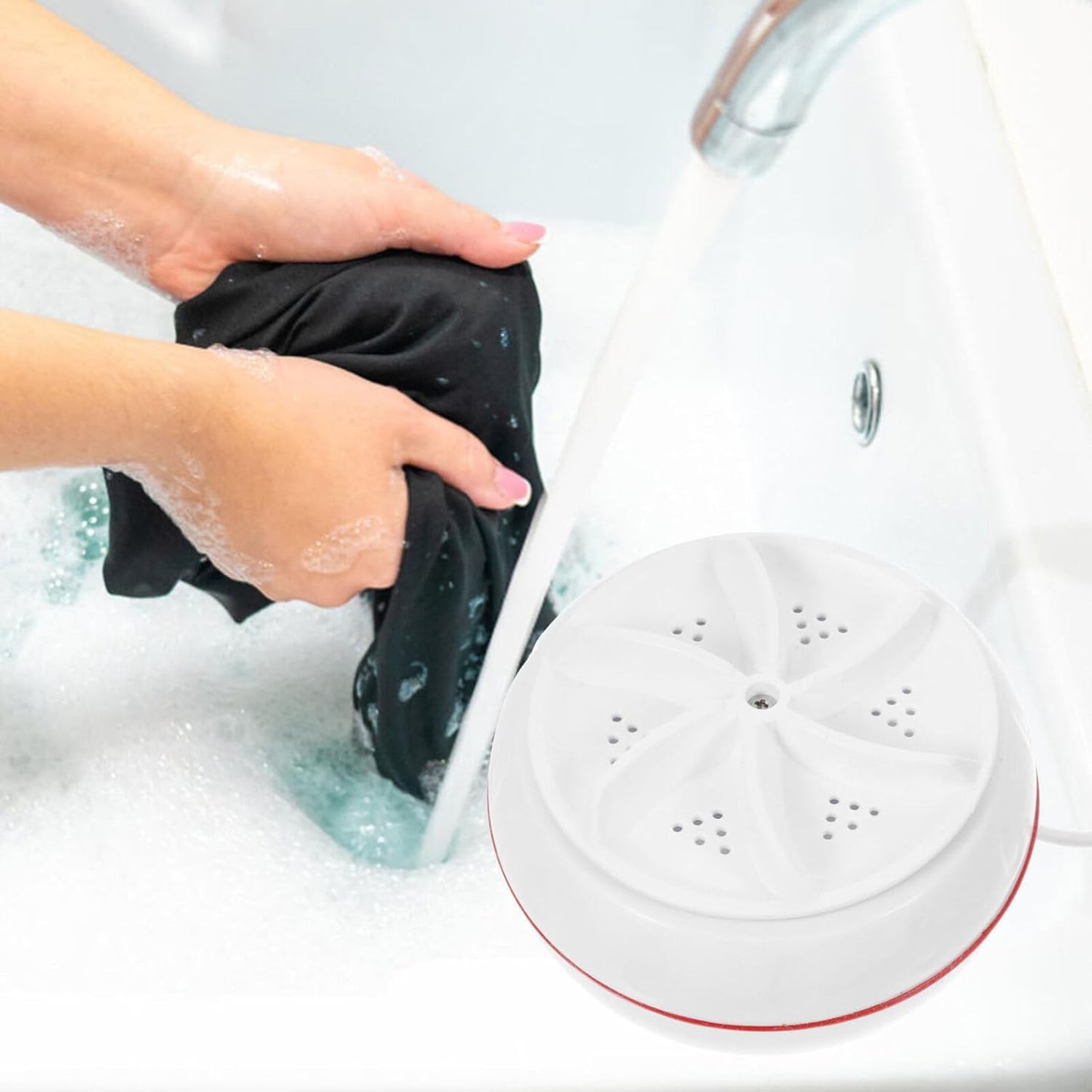Mini Turbo Washing Machine | Portable USB Washing Machine for Home, Camping & Travel