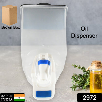 Wall Mounted Oil Dispenser Bottle (1100ml) | Leak-Proof Kitchen Oil Container