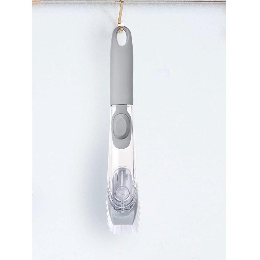 Automatic Liquid Dispenser Dish Clean Brush | Kitchen Scrubber for Dishes & Utensils