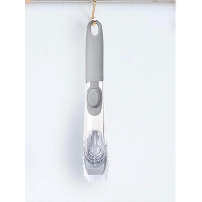 Automatic Liquid Dispenser Dish Clean Brush | Kitchen Scrubber for Dishes & Utensils